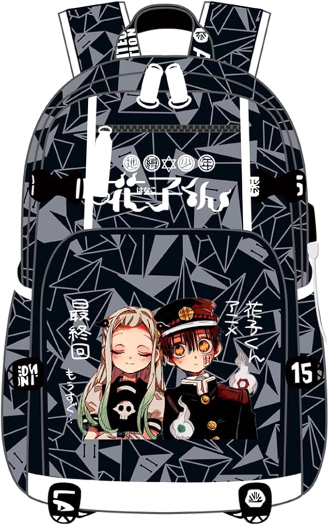 ISaikoy Anime Toilet Bound Hanako kun Backpack Satchel Bookbag Daypack School Bag Laptop Shoulder Bag Style23