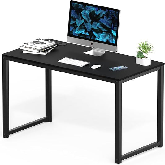 SHW 48-Inch Commercial-Grade Office Computer Desk, Black