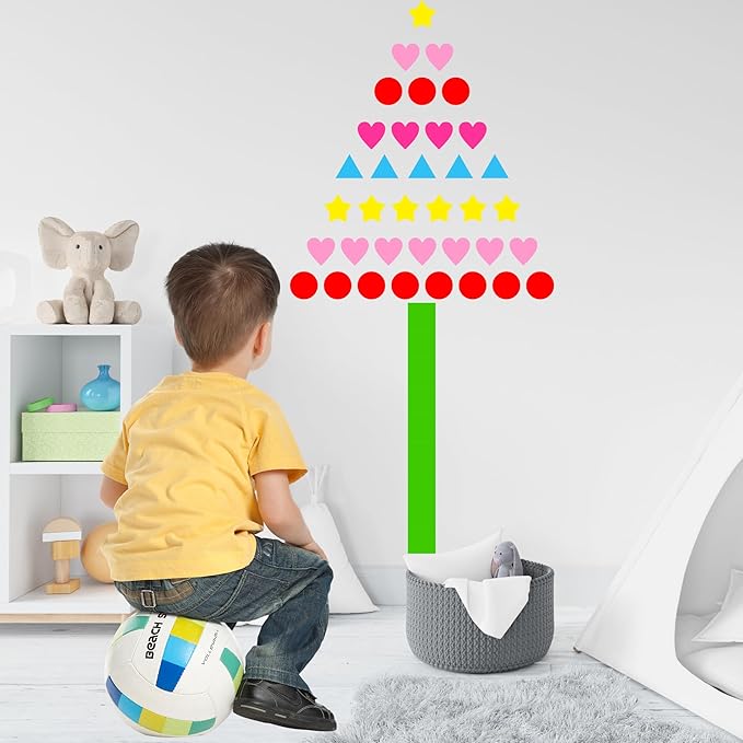 2016 PCS Multi-Shaped Color Coding Stickers 7 Colors 6 Shape Coding Labels Dot Stickers for Toddlers Kid DIY Student Classroom,Office,Etc(Round,Hearts,Stars,Triangle,Square,Rectangle)