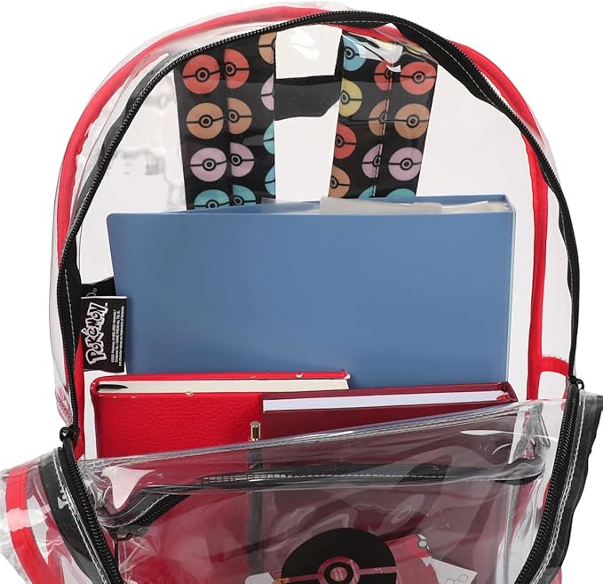 Pokemon Multi Character AOP Adult 17 Backpack With Removable Laptop Pouch