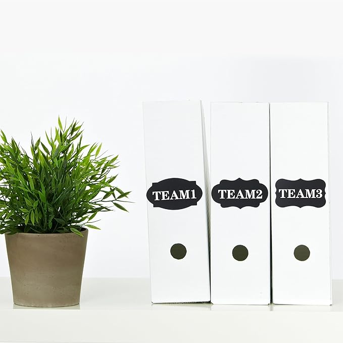 Mr. Pen- Chalkboard Labels, 200pc, Assorted Shapes, 1 White Chalk Marker and Small Towel, Labels, Label Stickers, Labels for Storage Bins, Sticker Labels, Bottle Labels, Food Labels, Jar Labels