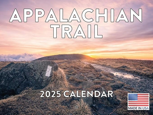 Appalachian Trail Calendar 2025 Monthly Wall Calender 12 Month | American Made In The USA