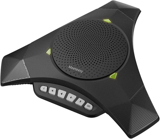 MVOICE 8000-B Plus Bluetooth USB Speakerphone for Conference Call via PC VoIP Softphone and Mobile Phone with Noise Cancellation and Echo Cancellation