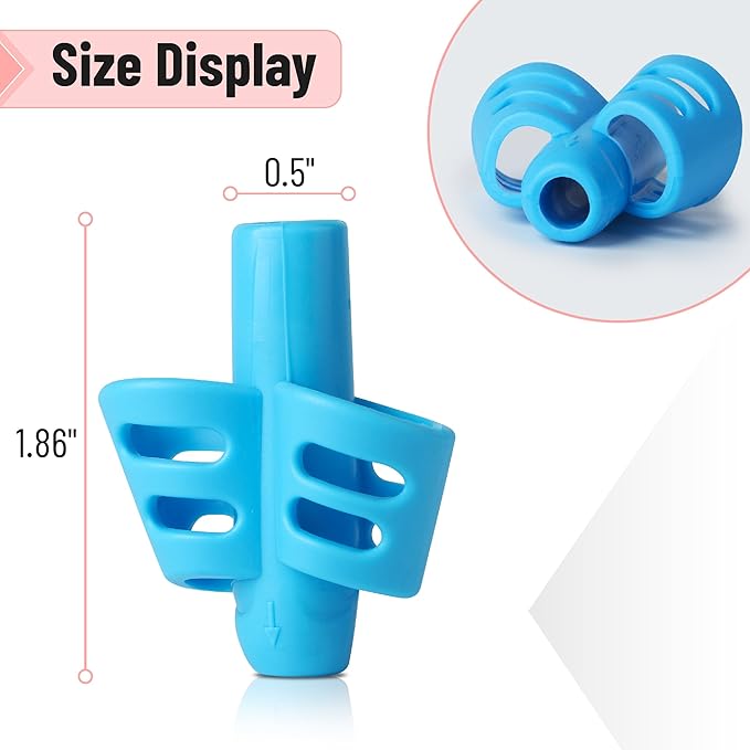 Mr. Pen- Pencil Grips for Kids Handwriting, 20 PCS (10 Finger Grips+10 Clips), Pencil Grips, Pencil Grips for Kids, Pencil Holder For Kids, Pencil Grippers, Finger Grips For Pencils, Pen Grip