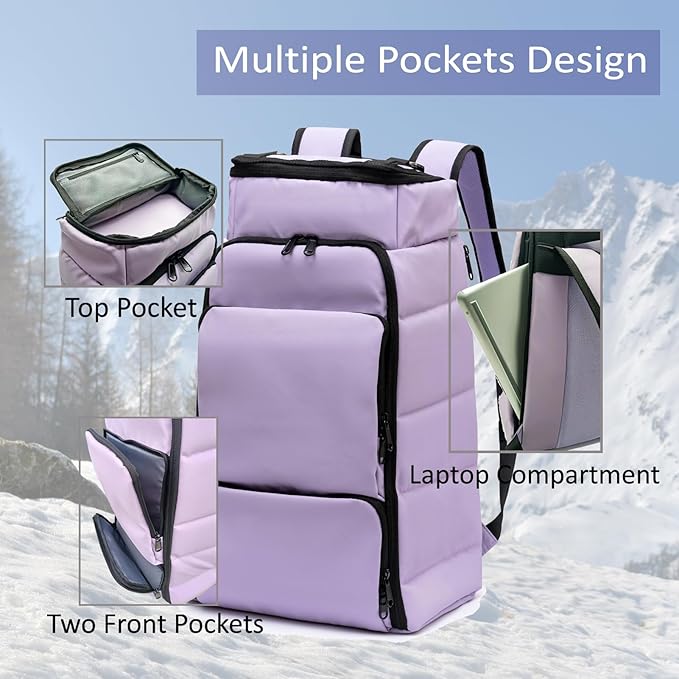 Anti Theft Urban Backpack, 28L Travel Backpack Fits 15 Inch Laptop, Waterproof Carry On Backpack, Casual Daypack For Weekender Business Hiking