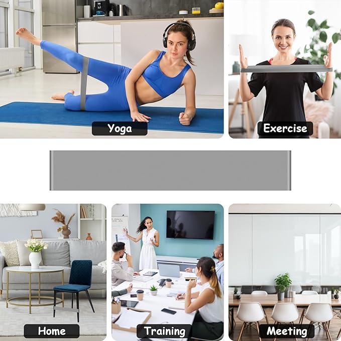 6 Pack Chair Bands for Kids with Fidgety Feet, ADHD Tools for Kids, ROOKEA Sensory Room Must Haves for ADHD Kids Fidget Chair Bands Autism Classroom Must Haves ADHD Tools for Classroom Home Chairs