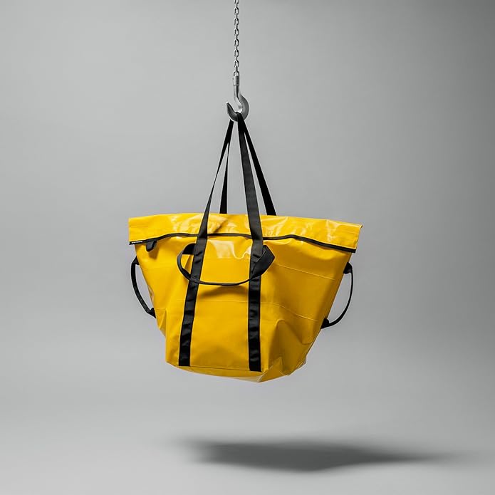 teenage engineering heavy-duty large shoulder overnight weekend bag with internal pockets and multiple straps, tear-resistant and water-repellant, fits OD-11 (yellow)