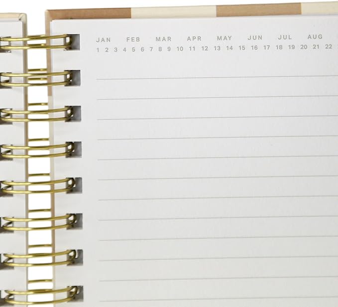 Graphique Snoopy Hardbound Spiral Journal, 160 Ruled Pages Hard Cover Notebook, Diary, Lists, Record Month and Date, Premium Paper, 6” x 8”