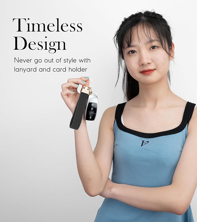 SENLLY Wristlet Lanyard, Stretchy Keychain Holder, Original Elastic Anti-Drop Design Keyring