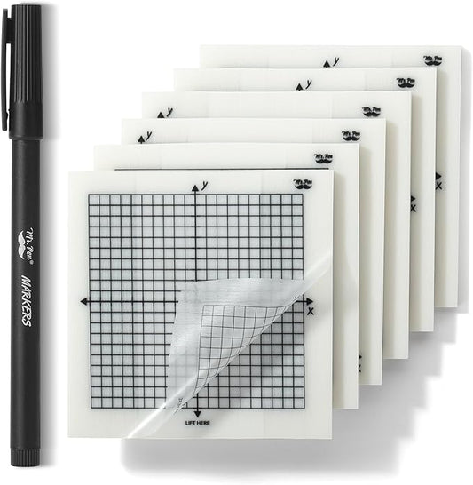 Mr. Pen- Transparent Graph Paper Sticky Notes, 300 Sheets, 3x3 Inch, Graph Sticky Notes, Math Graph Paper, Graphing Sticky Notes, Grid Sticky Notes, Grid Notepad, Mini Graph Paper