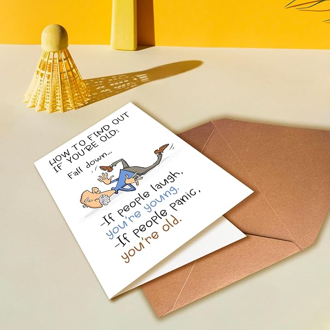 Funny Birthday Card for Grandpa Dad Him, Getting Older Birthday Card For Husband, Humorous Gift Card for Old Age, Old Age Birthday Card, Funny Getting Older Birthday Card for Friends