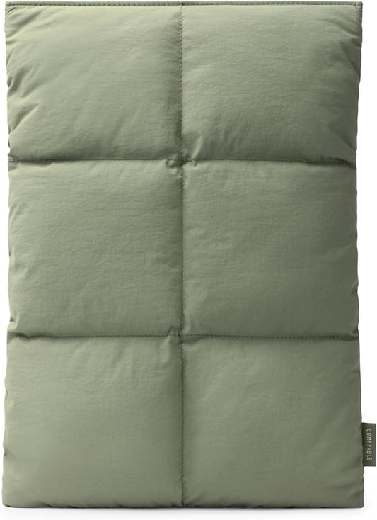 Comfyable Puffy Laptop Sleeve 13 Inch 14 Inch, Quilted Puffer Laptop Carrying Case for Women, Pillow Case Compatible for MacBook Air M3 2024 M2 M1, MacBook Pro M4 Pro/Max, 13 in 14 in Cover