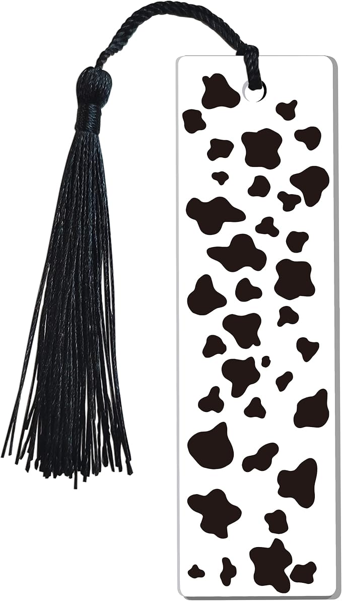 Funny Cow Book Markers for Women Inspirational, Funny Bookmarks for Students Teachers School Home Office Supplies, Friends Book Lover Sister Girl Female Gifts