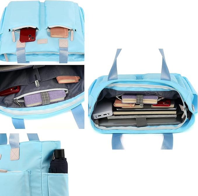 canvaslife Laptop Briefcase, Practical Waterproof Versatile Laptop Shoulder Messenger Bag (15 "-15.6" A-4)