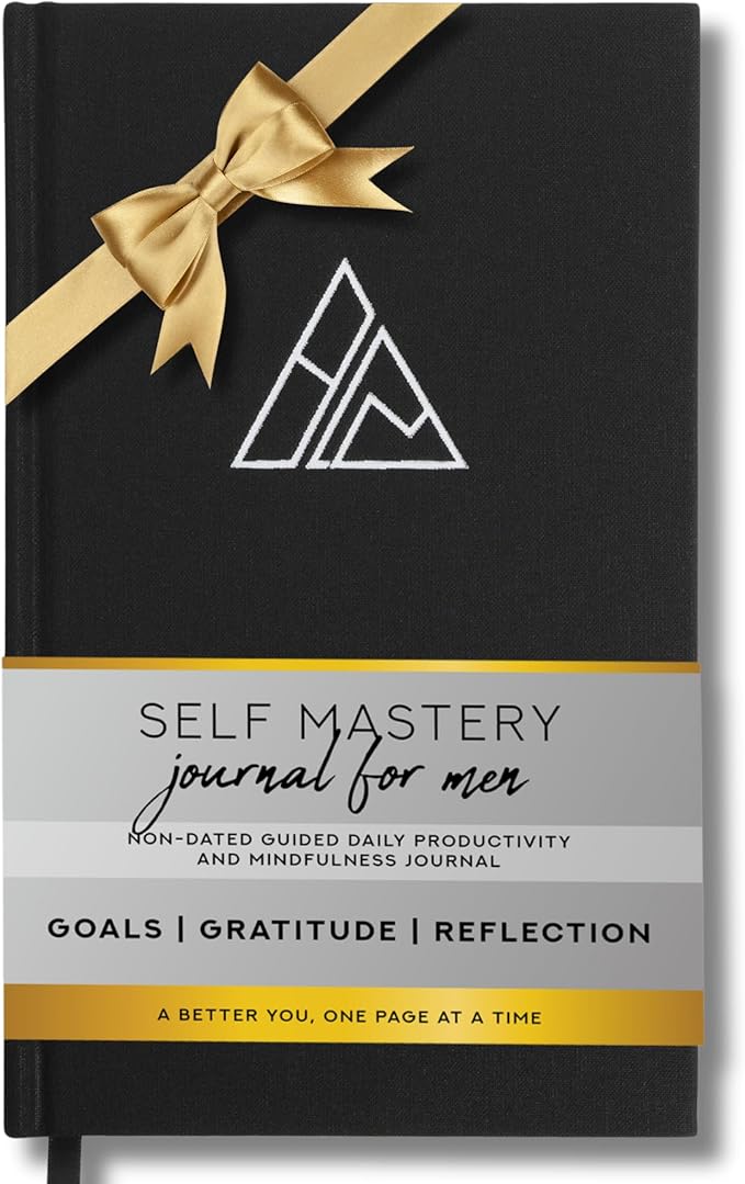Self-Mastery Journal for Men - Gratitude Journal – 5 Minute Journal - Reflection Manifestation Journal for Mindfulness – Self Care Journal – Goal/Guided Gratitude Journal for Women & Men