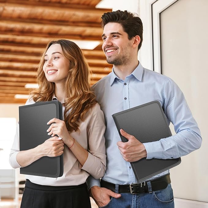 Fireproof Accordion File Organizer, Portable Expanding File Folder with Waterproof Zipper&Labels, Dark Gray Document Organizer with 13 Pockets, File Organizer for Important Document/Paper Storage