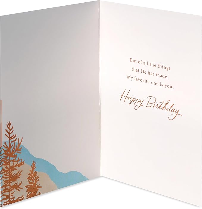 American Greetings Religious Birthday Card (Favorite One is You)