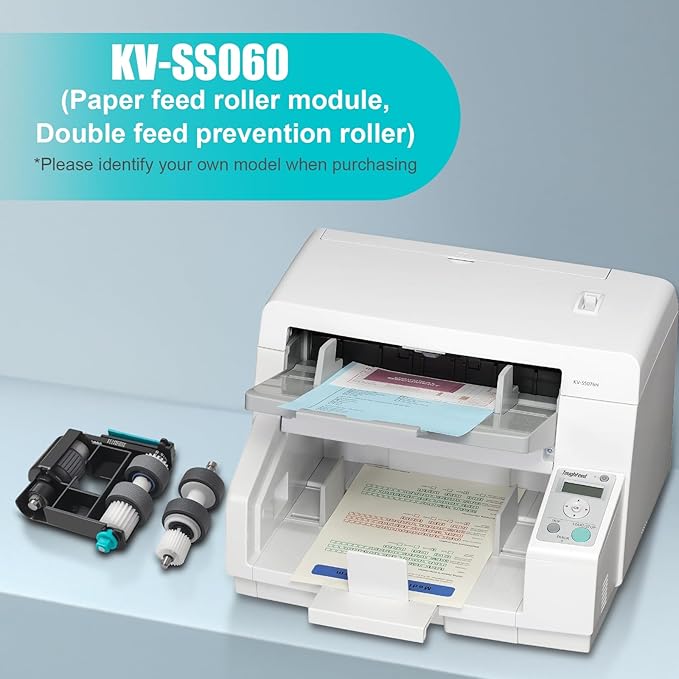 KV-SS060 Scanner Roller Exchange Kit Compatible for Panasonic KV-S5046 KV-SS060 KV-S5046H, S5046H-U, S5076H