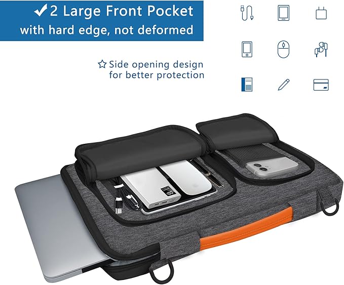 Alfheim 14 inch Laptop Case Sleeve Waterproof ShockResistant Lightweight 360° Protective Notebook Briefcase Compatible with MacBook Pro/Max 14′′ M2 M1