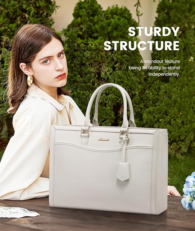 LOVEVOOK Laptop Tote Bag for Women, Office Work Bag Briefcase fit for 15.6 inch Laptop, Large Capacity Teacher Bag Handbag