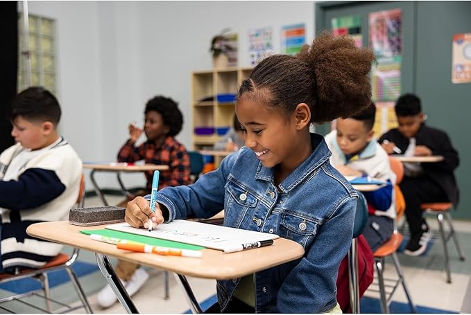 EXPO Fine-Tip Low-Odor Ink Dry Erase Markers, Assorted Vibrant Colors, Pack of 36 Markers for Classrooms, Offices & Homes