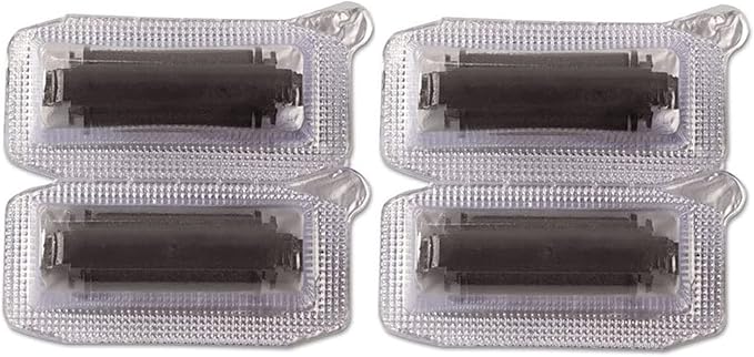 Veltec Ink Rollers for Garvey G-Series Price Labelers 18-6, 22-6, 22-7, 22-8, 22-66, 22-77, 25-5, 25-8 Pricing Gun and Contact Pricemarkers, Black (4 Pack)
