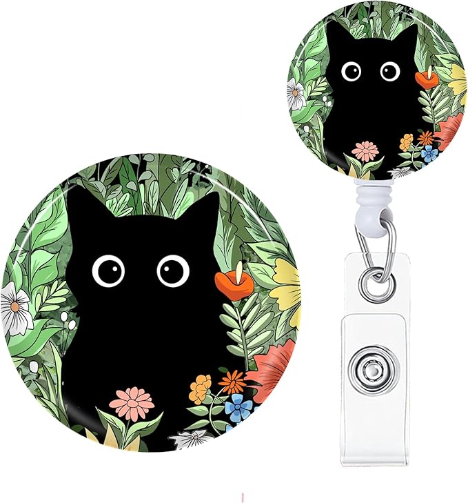 Badge Reels Holder Retractable with ID Clip for Nurse Name Tag Card Nursing for Doctor Teacher Student Employee Office Medical Work 2