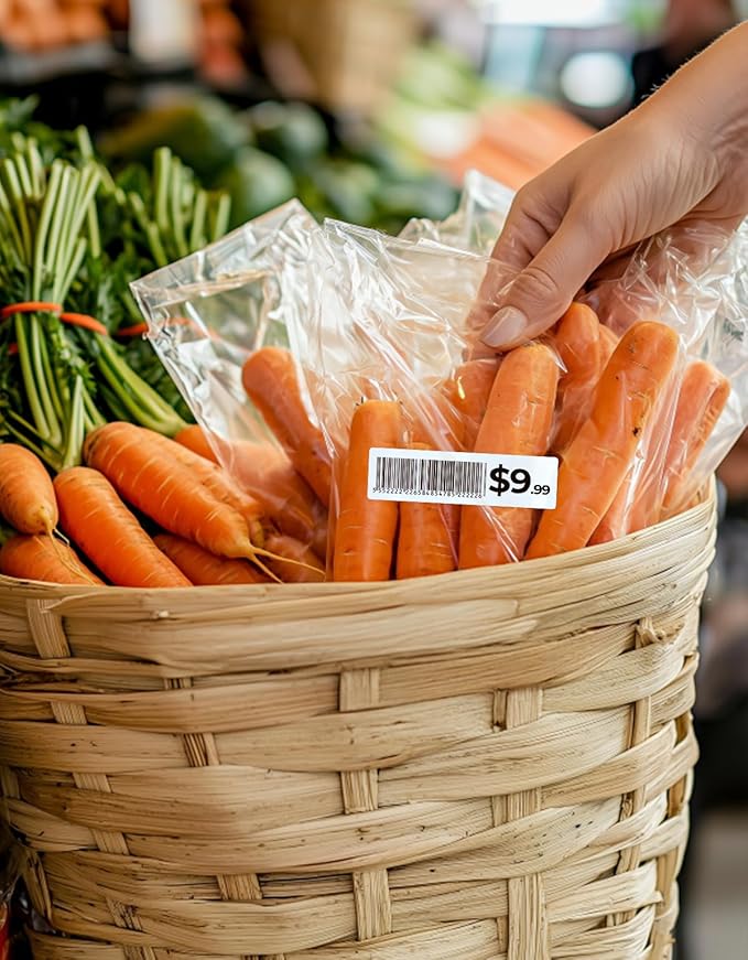 MUNBYN 3x1 Inch White Thermal Labels, Strong Adhesive, Thermal Sticker Labels for Price, Mailing, Name, 1000 Sheets/1 Roll