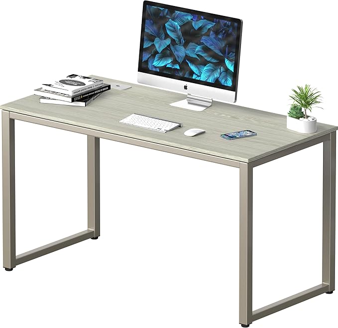 SHW Artwork Office 48-Inch Computer Desk, Maple