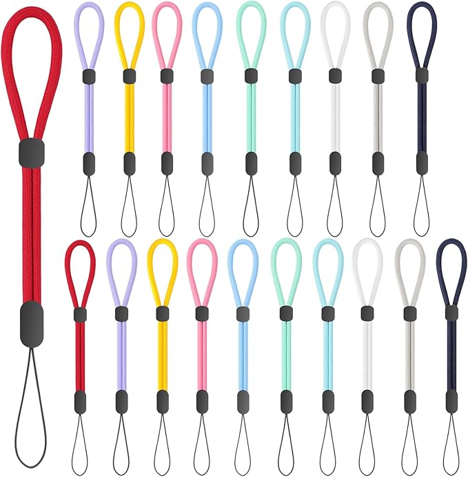 Hand Wrist Strap Lanyard, Adjustable Nylon Colorful for Mobile Phone, Camara, USB Flash Drive, ID Name Tag Badge