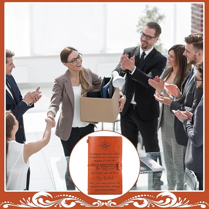 Retirement Gifts for Women Men, Leaving Gifts, Farewell Gifts, Going Away Gifts, New Job Gifts, Office Gifts, Goodbye Gifts for Best Friends Colleague Boss, Journal Notebook