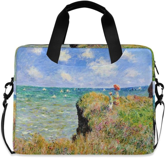 WIHVE Laptop Shoulder Bag 15 14 13inch Laptop Case Bag for Women Men