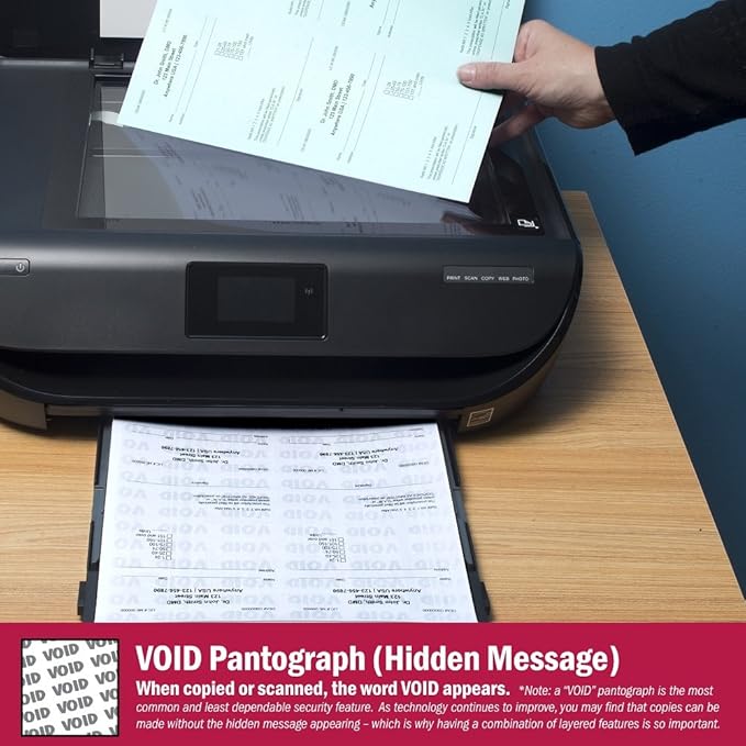 DocuGard Advanced Medical Security Paper for Printing Prescriptions and Preventing Fraud, CMS Approved, 7 Security Features, Laser and Inkjet Safe, Green, 8.5 x 11, 24 lb., 500 Sheets (04542)