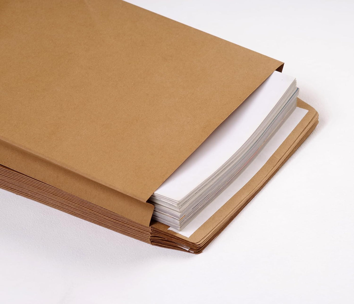 9.4" x 13.2" Expandable Envelopes Large Kraft Envelopes Anti Tear Catalog Envelopes Peel and Seal for Home Office Business Storage and Organizing, Photos, Documents (10 PCS)