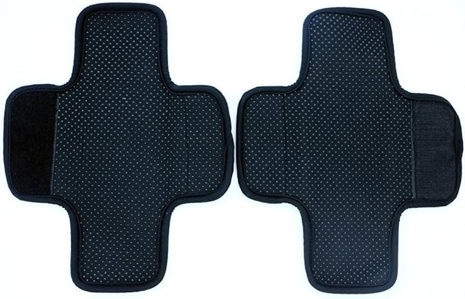 2 Pack Comfort Shoulder Strap Pads for Laptop Messenger Backpack Rucksack Travel Bag Replacement Shoulder Bags (BLACK-2)