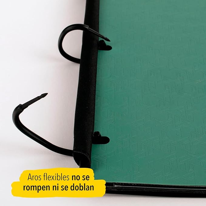 Five Star Flex Refillable Notebook + Study App, College Ruled Paper, 1 Inch TechLock Rings, Pockets, Tabs and Dividers, Seaglass Green (29328AQ8)