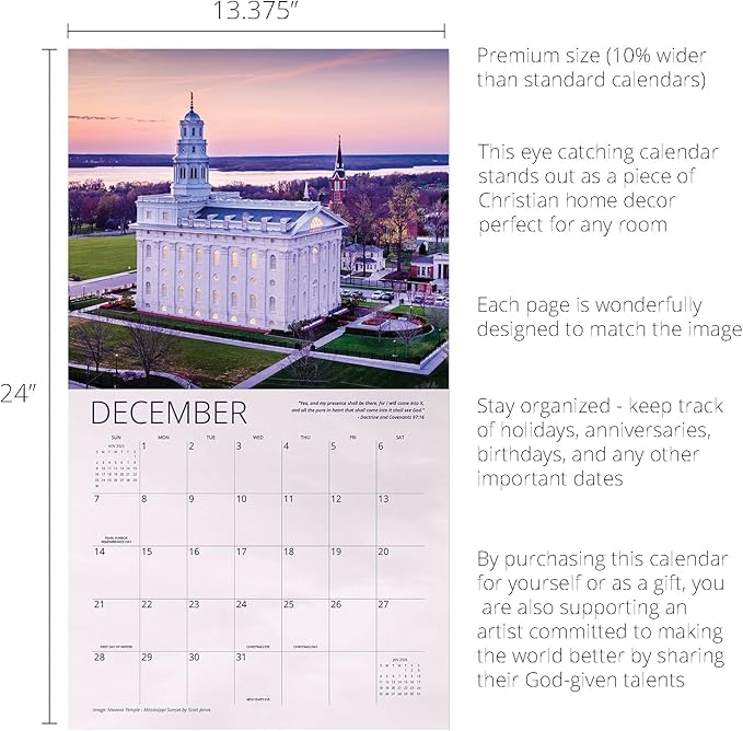 The Mountain of the Lord’s House: Scott Jarvie 2025 Calendar
