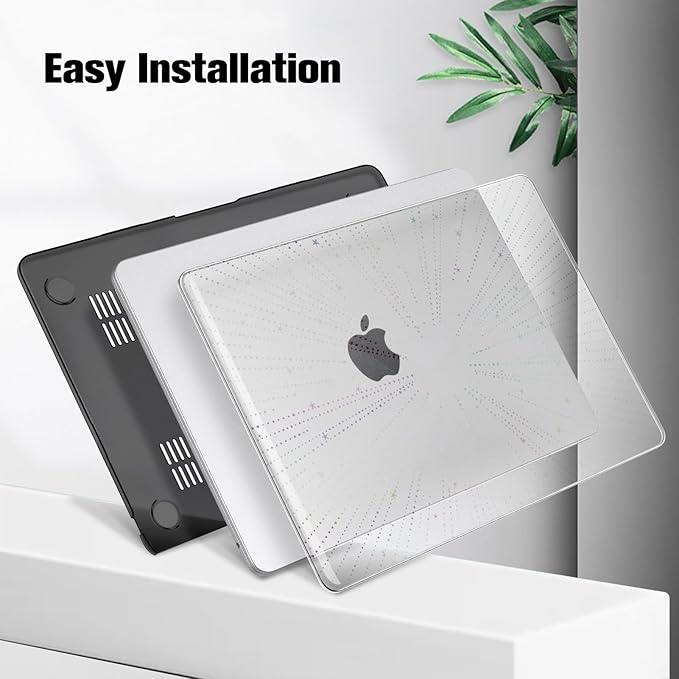 Fintie Case for MacBook Air 13.6 Inch A3113 A2681 (2022 2023 2024 Release) - Snap On Hard Shell Cover for MacBook Air 13.6" M2 M3 Chip with Liquid Retina Display and Touch ID (Meteor)