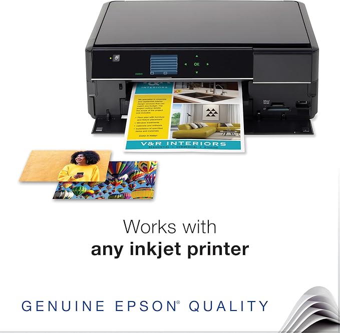 Epson Ultra Premium Photo Paper GLOSSY (5x7 Inches, 20 Sheets) (S041945)