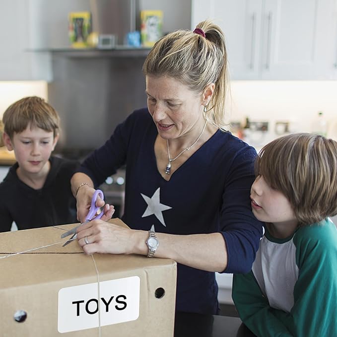 Hybsk 2.25x4 inch Direct Thermal Labels for Barcodes, Address, Compatible with Rollo Label Printer & Zebra Desktop Printers (2.25"x4",4 Rolls White)