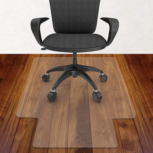 Office Chair Mat for Hard Floors, Desk Chair Floor Mat for Hardwood Floors, Clear Chair Mat for Hard Flooring - 36"" x 48"", Can't be Used on Carpet