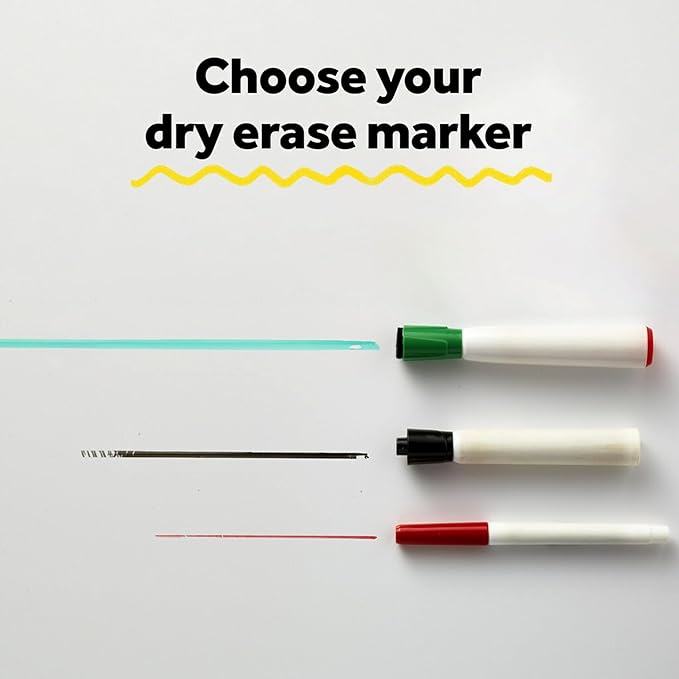 Post-it Dry Erase Sheets, 7 in x 11.3 in, Sticks Securely and Removes Cleanly