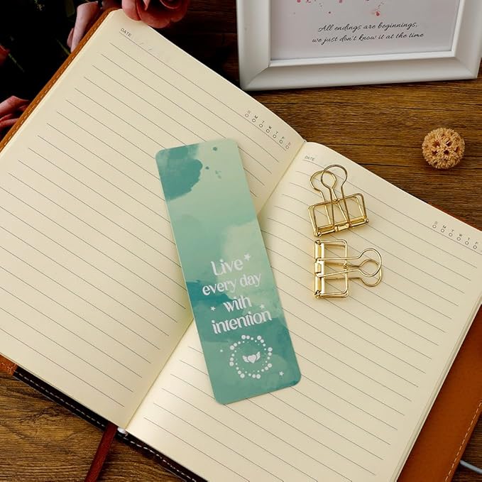 Bookmark, Bookmarks for Adults, 60 PCS, Book Markers for Reading, Teacher Bookmark, Inspirational Bookmarks, Aesthetic Bookmark, Planner Bookmark, Paper Bookmarks, Book Marker, Bookmarks for Women