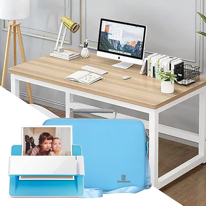 Hard Document Scanner Carrying Case for Plustek Photo Scanner - ephoto Z300, Scan 4x6 Photo in 2sec, Auto Crop and Deskew CCD Sensor, Protective Carrying Storage Bag