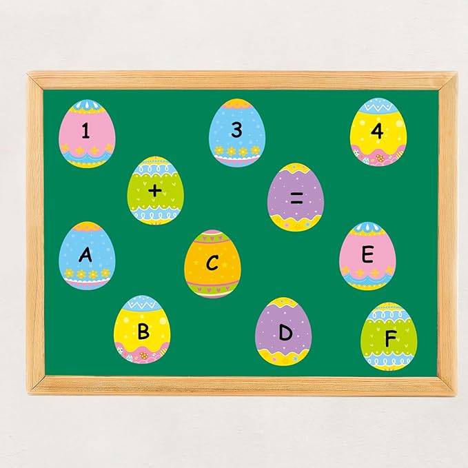 30 Pack Easter Egg Sticky Notes - 600 Sheets Spring Easter Sticky Note Pads for Kids Easter Gift Party Favor Message Reminder Studying School Office