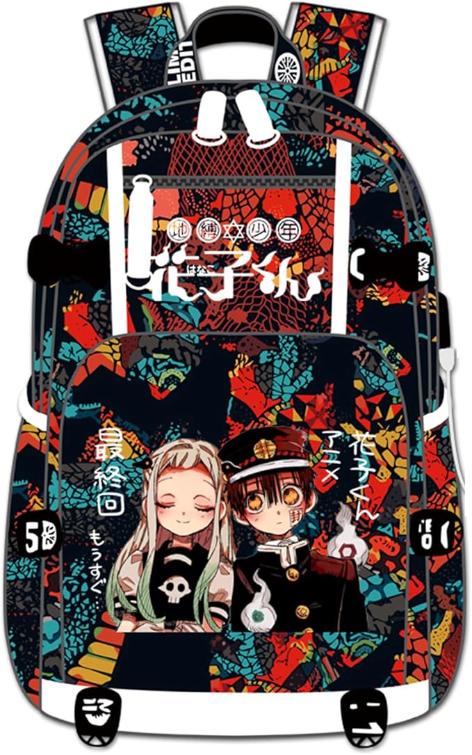 ISaikoy Anime Toilet Bound Hanako kun Backpack Satchel Bookbag Daypack School Bag Laptop Shoulder Bag Style13