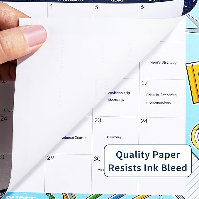 SUNEE 2025 Magnetic Calendar for Refrigerator from Now to December 2026 Wall Calendar, Fridge Calendar 2 Year Planner with Magnet for Monthly Program, 8"x10" Tearable Paper Calendar, Seasonal Color