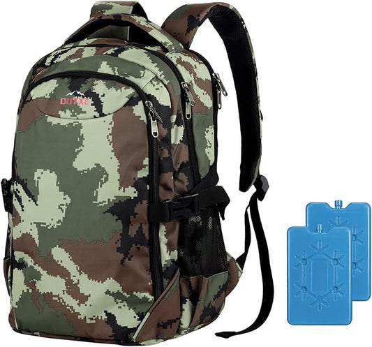 OUTXE Cooler Backpack Insulated 22L Lunch Backpack Cooler Bag Daily Backpack Work-Camo