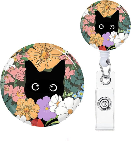 Badge Reels Holder Retractable with ID Clip for Nurse Name Tag Card Nursing for Doctor Teacher Student Employee Office Medical Work