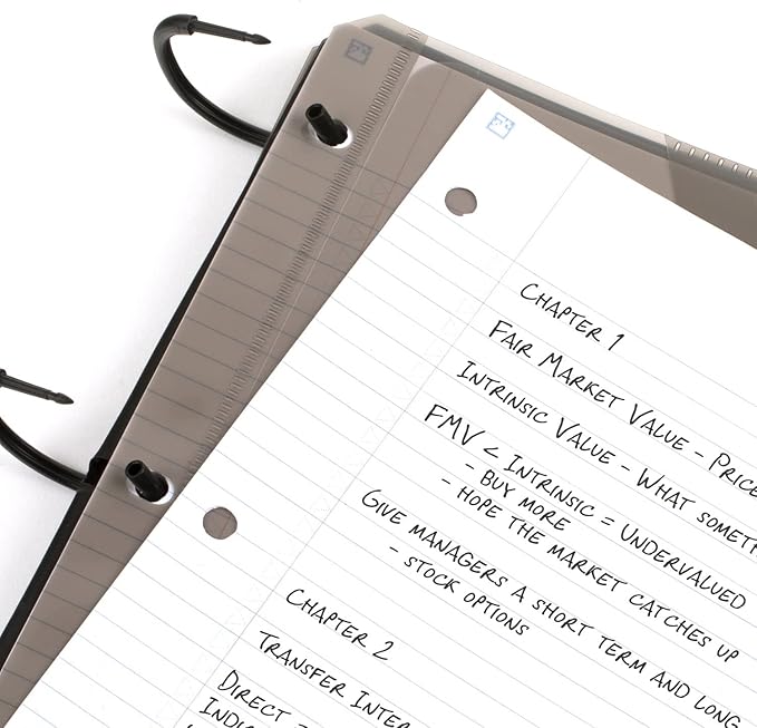 Five Star Flex Refillable Notebook + Study App, College Ruled Paper, 1-1/2 Inch TechLock Rings, Pockets, Tabs and Dividers, 300 Sheet Capacity, Blue (29324AD2)